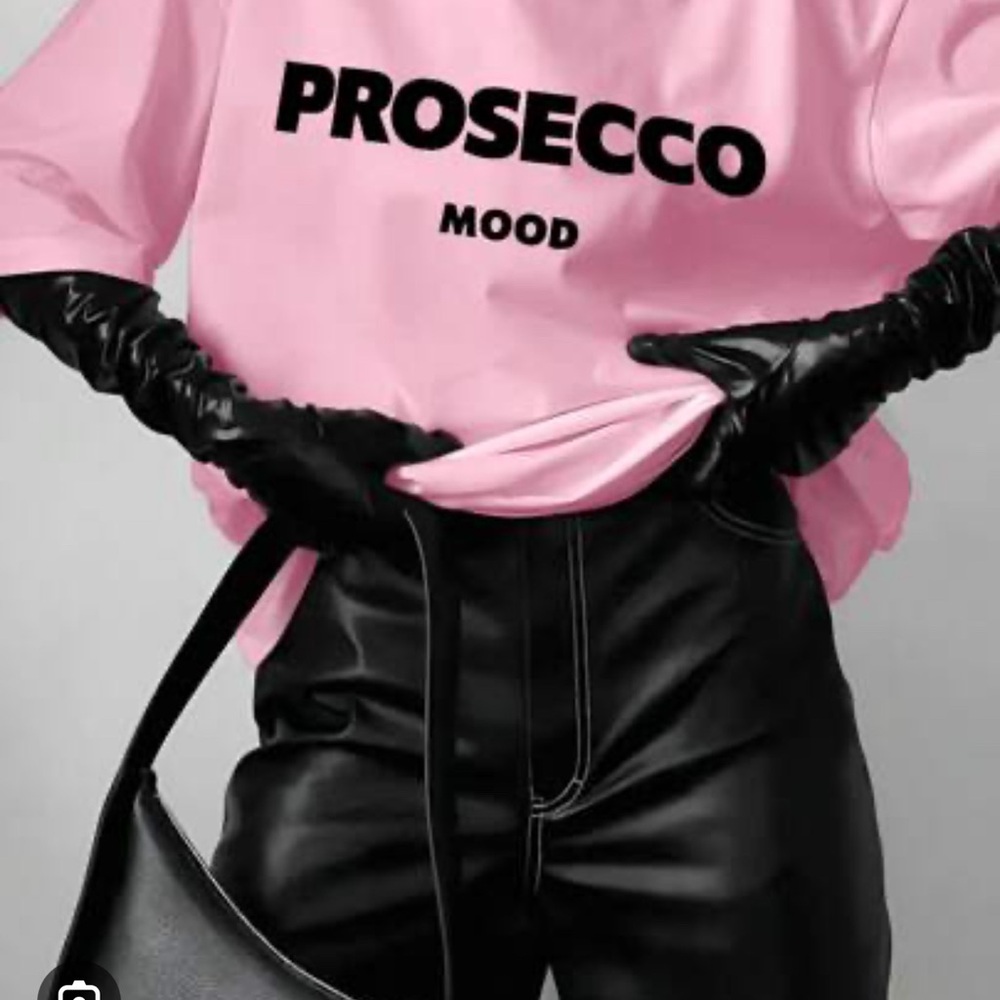 SHEIN Pink Casual Tee